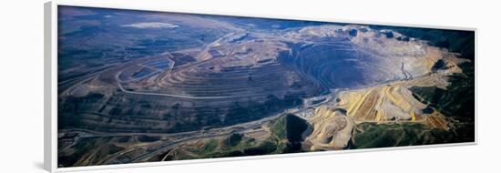 Aerial View of Copper Mines, Utah, USA-null-Framed Photographic Print