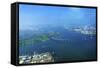 Aerial View of Coronado Island, San Diego-f8grapher-Framed Stretched Canvas