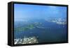 Aerial View of Coronado Island, San Diego-f8grapher-Framed Stretched Canvas