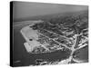 Aerial View of Corpus Christi-John Phillips-Stretched Canvas