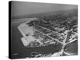 Aerial View of Corpus Christi-John Phillips-Stretched Canvas