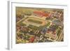 Aerial View of Creighton University, Omaha, Nebraska-null-Framed Art Print