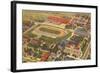 Aerial View of Creighton University, Omaha, Nebraska-null-Framed Art Print