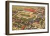 Aerial View of Creighton University, Omaha, Nebraska-null-Framed Art Print