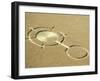 Aerial View of Crop Circles in a Wheat Field, Wiltshire, England, United Kingdom-Adam Woolfitt-Framed Photographic Print