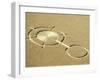 Aerial View of Crop Circles in a Wheat Field, Wiltshire, England, United Kingdom-Adam Woolfitt-Framed Photographic Print