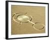 Aerial View of Crop Circles in a Wheat Field, Wiltshire, England, United Kingdom-Adam Woolfitt-Framed Photographic Print