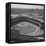 Aerial View of Crowds at Yankee Stadium-null-Framed Stretched Canvas