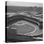 Aerial View of Crowds at Yankee Stadium-null-Stretched Canvas