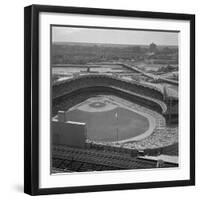 Aerial View of Crowds at Yankee Stadium-null-Framed Photographic Print