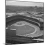 Aerial View of Crowds at Yankee Stadium-null-Mounted Photographic Print