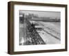 Aerial View of Crowds on a Boardwalk-null-Framed Photographic Print