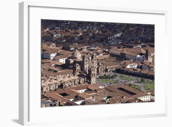 Aerial View of Cusco-Peter Groenendijk-Framed Photographic Print