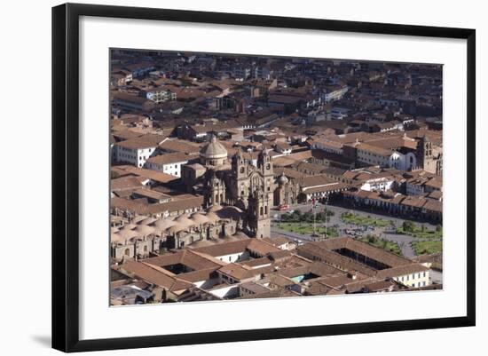 Aerial View of Cusco-Peter Groenendijk-Framed Photographic Print