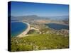 Aerial View of Dalyan, Dalaman, Anatolia, Turkey, Asia Minor, Eurasia-Sakis Papadopoulos-Stretched Canvas