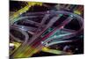 Aerial view of Dan Ryan Expressway and Eisenhower Expressway intersection in Chicago, Cook Count...-null-Mounted Photographic Print