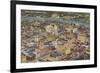 Aerial View of Dayton, Ohio-null-Framed Art Print