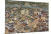 Aerial View of Dayton, Ohio-null-Mounted Art Print