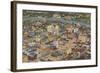 Aerial View of Dayton, Ohio-null-Framed Art Print