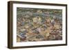 Aerial View of Dayton, Ohio-null-Framed Art Print