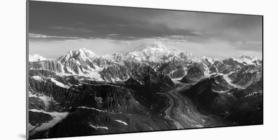 Aerial View of Denali-Timothy Mulholland-Mounted Photographic Print