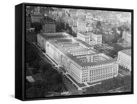 Aerial View of Department of Commerce-null-Framed Stretched Canvas