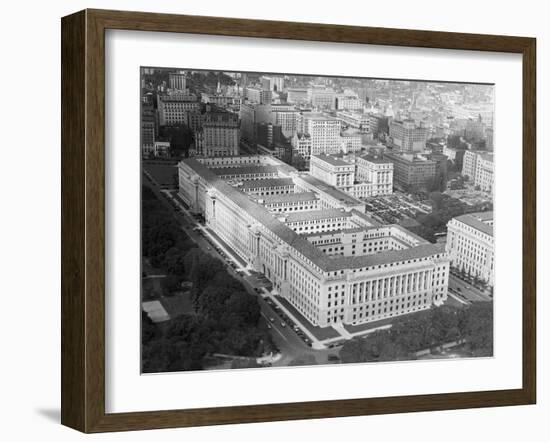 Aerial View of Department of Commerce-null-Framed Photographic Print