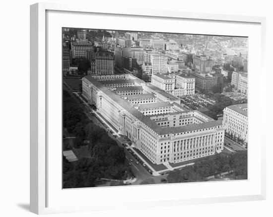 Aerial View of Department of Commerce-null-Framed Photographic Print