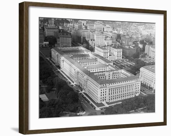 Aerial View of Department of Commerce-null-Framed Photographic Print