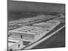 Aerial View of Deserted Beach in Resort Area Mar Del Plata-Hart Preston-Mounted Premium Photographic Print