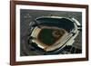 Aerial View of Dodger Stadium with Parking Lots-null-Framed Photographic Print