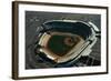 Aerial View of Dodger Stadium with Parking Lots-null-Framed Photographic Print