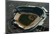 Aerial View of Dodger Stadium with Parking Lots-null-Mounted Photographic Print
