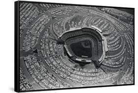 Aerial View of Dodger Stadium-null-Framed Stretched Canvas