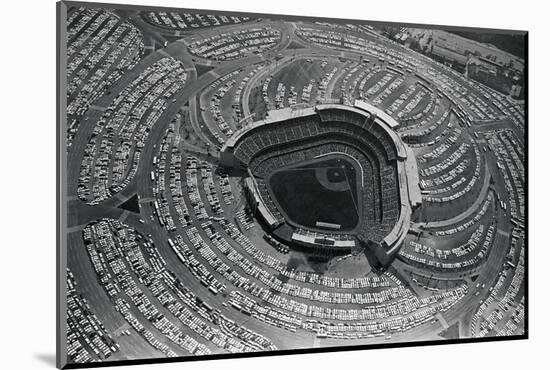 Aerial View of Dodger Stadium-null-Mounted Photographic Print