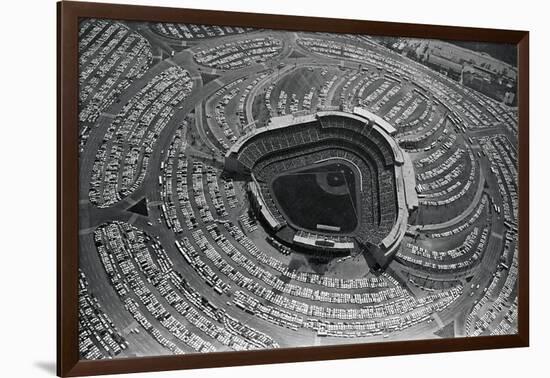 Aerial View of Dodger Stadium-null-Framed Photographic Print