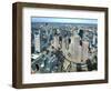 Aerial View of Downtown Boston, Massachusetts, USA-John Coletti-Framed Photographic Print