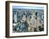 Aerial View of Downtown Boston, Massachusetts, USA-John Coletti-Framed Photographic Print