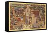 Aerial View of Downtown Buffalo, New York-null-Framed Stretched Canvas