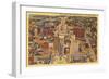 Aerial View of Downtown Buffalo, New York-null-Framed Art Print