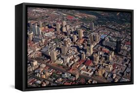 Aerial View of Downtown Pretoria-Charles O'Rear-Framed Stretched Canvas