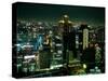 Aerial View of Downtown Skyline, Osaka, Japan-Nancy & Steve Ross-Stretched Canvas