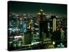 Aerial View of Downtown Skyline, Osaka, Japan-Nancy & Steve Ross-Stretched Canvas