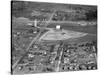 Aerial View of Drive-In Theater in Rural Indiana, Ca. 1955.-Kirn Vintage Stock-Stretched Canvas