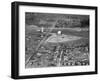 Aerial View of Drive-In Theater in Rural Indiana, Ca. 1955.-Kirn Vintage Stock-Framed Photographic Print