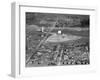 Aerial View of Drive-In Theater in Rural Indiana, Ca. 1955.-Kirn Vintage Stock-Framed Photographic Print