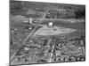 Aerial View of Drive-In Theater in Rural Indiana, Ca. 1955.-Kirn Vintage Stock-Mounted Photographic Print