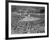 Aerial View of Drive-In Theater in Rural Indiana, Ca. 1955.-Kirn Vintage Stock-Framed Photographic Print