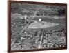 Aerial View of Drive-In Theater in Rural Indiana, Ca. 1955.-Kirn Vintage Stock-Framed Photographic Print