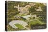 Aerial View of Duke University, Durham, North Carolina-null-Stretched Canvas